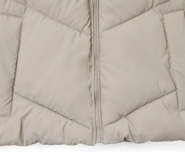 Stand Collar Drawstring Windproof Utility Padded Vest